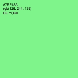#7EF48A - De York Color Image